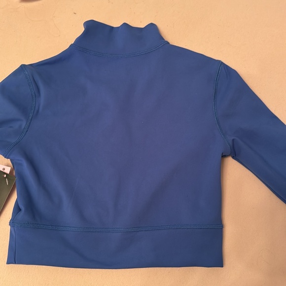 Target wild fable collection half zipped cobalt blue long sleeve shirt - Picture 4 of 4